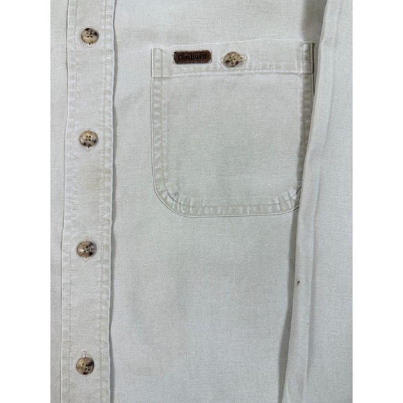 Carhartt Heavyweight Canvas Work Shirt Relaxed Fit Button Front - READ FLAWS - Picture 12 of 16